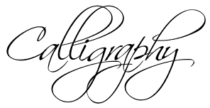 Calligraphy Font Set 